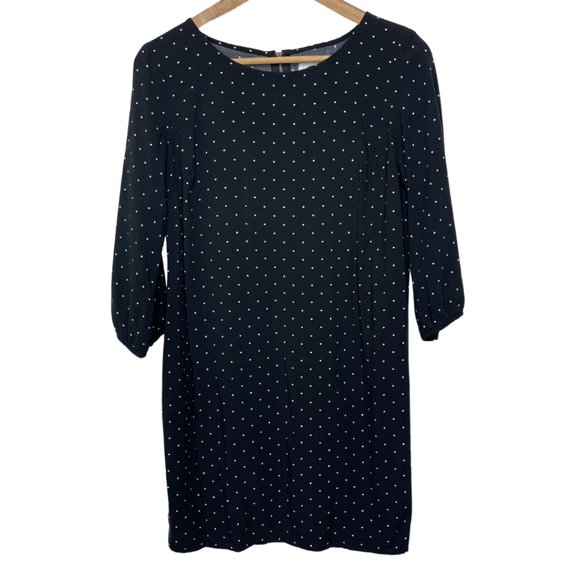 Old Navy Dresses & Skirts - 👗 OLD NAVY | Black and White Polka Dot Dress with Back Zipper | Size S